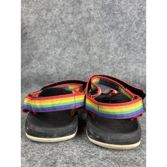 Teva Sandals Womens Size 7 Rainbow Pride Strappy Sport Hiking Water Shoes Trail - Picture 6 of 8